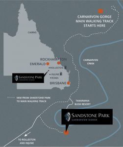 map1 – Sandstone Park | Carnarvon Gorge